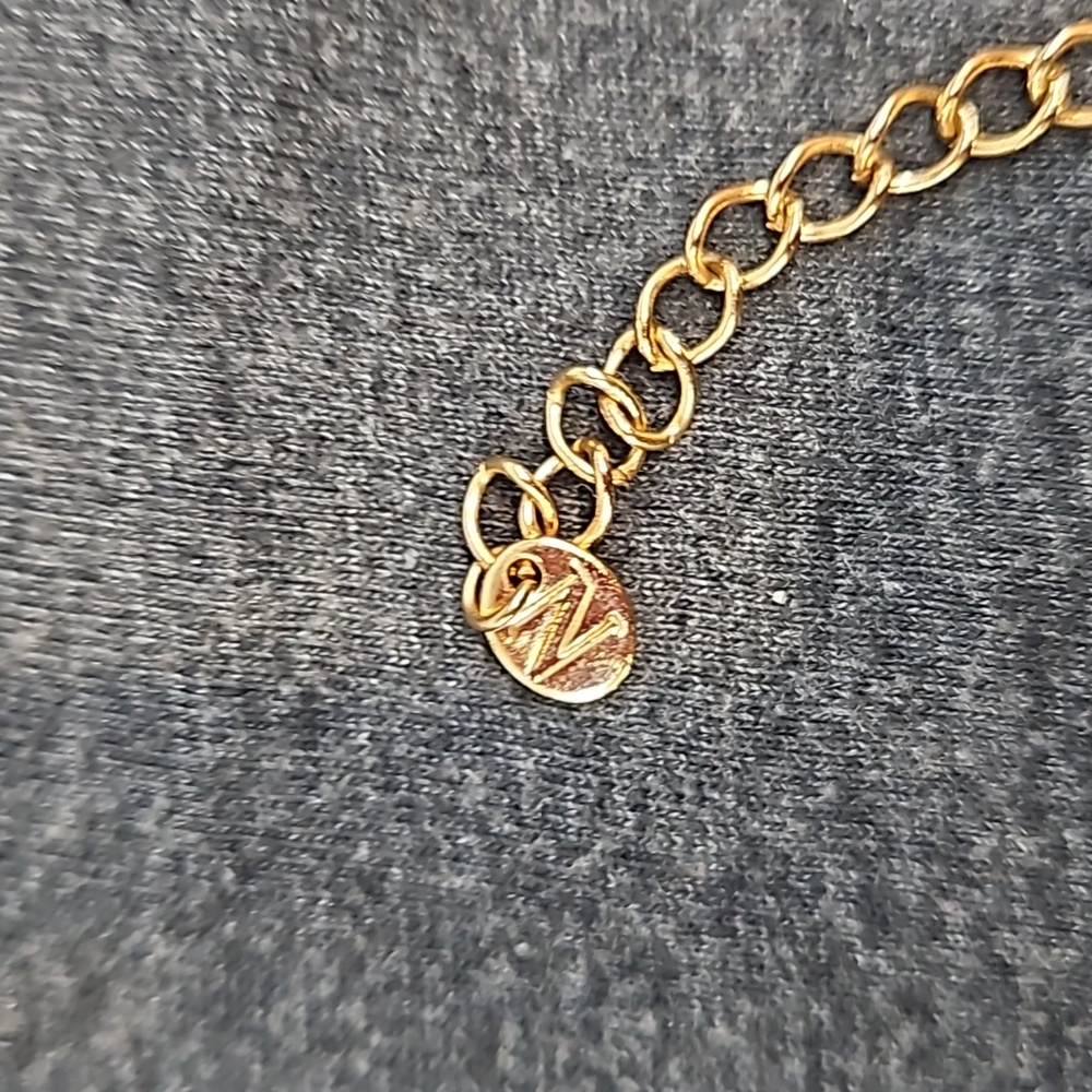 Napier Multi Stone Rhinestine Statement Piece Gol… - image 6